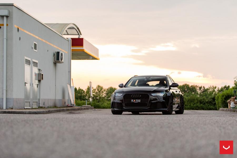  Audi RS6 Avant on Vossen Wheels (HF-2) 2019 года  (фото 5 из 20)